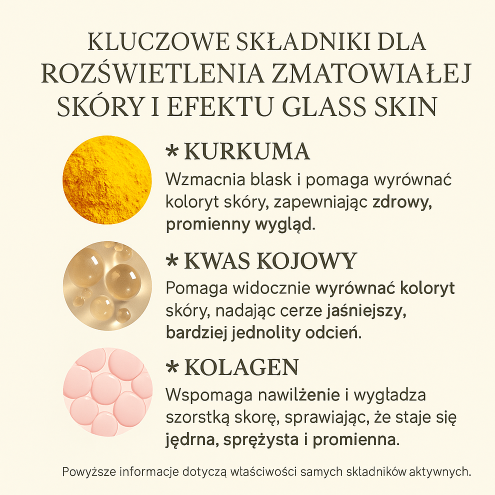 Mascarilla nocturna de colágeno con ácido kójico
